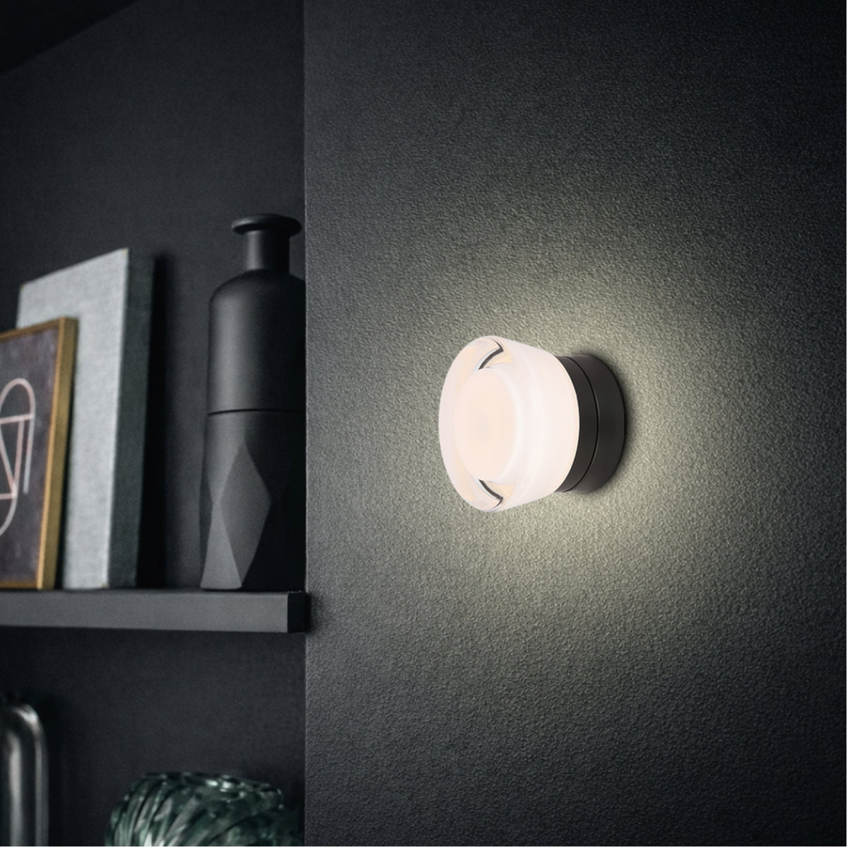 Telbix Lomira Wall Light Polished Nickel