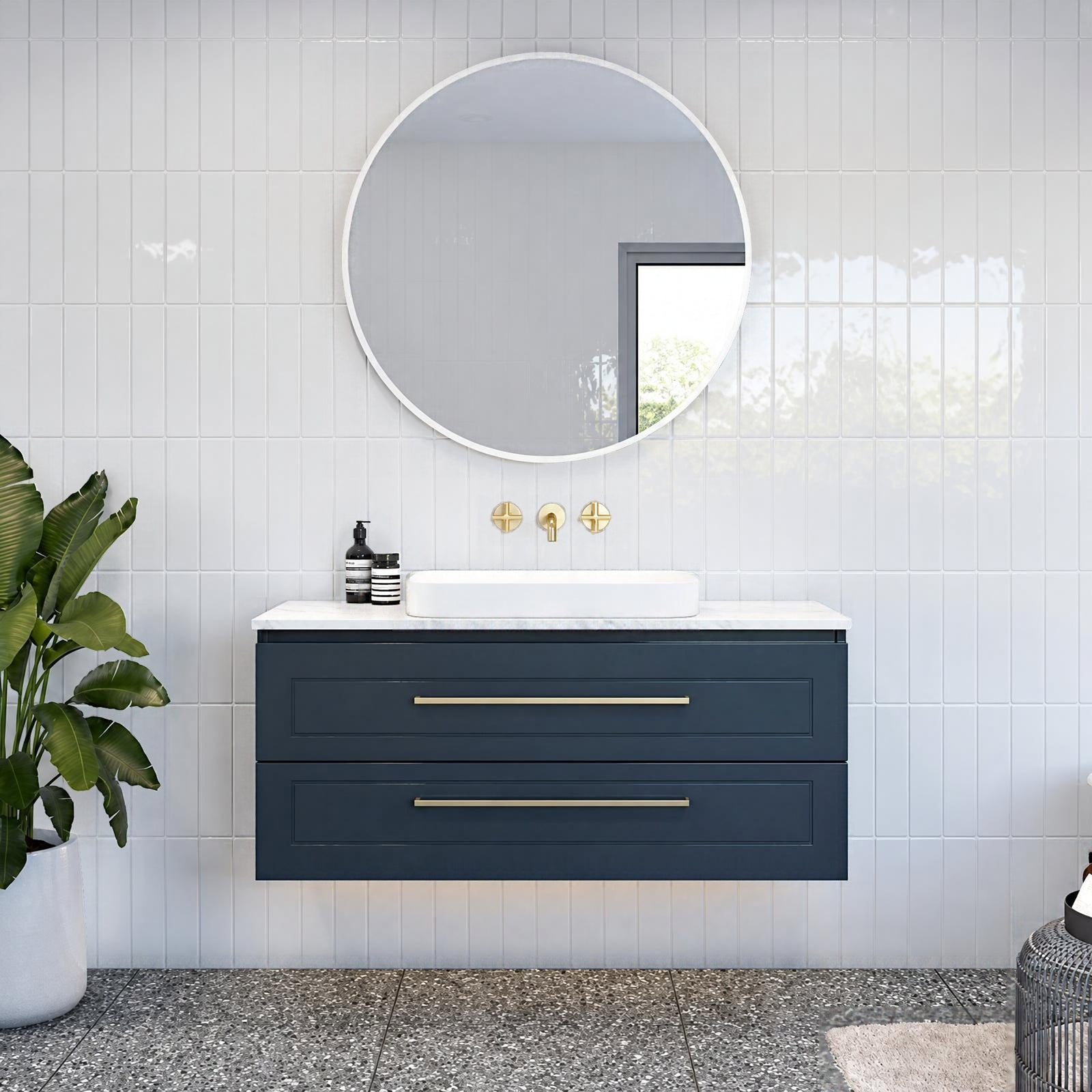 Timberline Nevada Plus Classic Wall Hung Vanity with Above Counter Basin