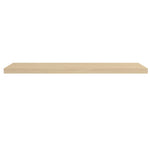 Timberline Splice Shelf 900mm in light woodgrain finish, floating bathroom shelf with clean square edges on white background