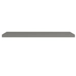 Timberline Splice Shelf 900mm in grey, slim wall-mounted bathroom shelf with square corners on white background