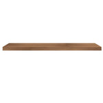 Timberline Splice Shelf 900mm in woodgrain finish, wall-mounted bathroom shelf with clean square corners on white background
