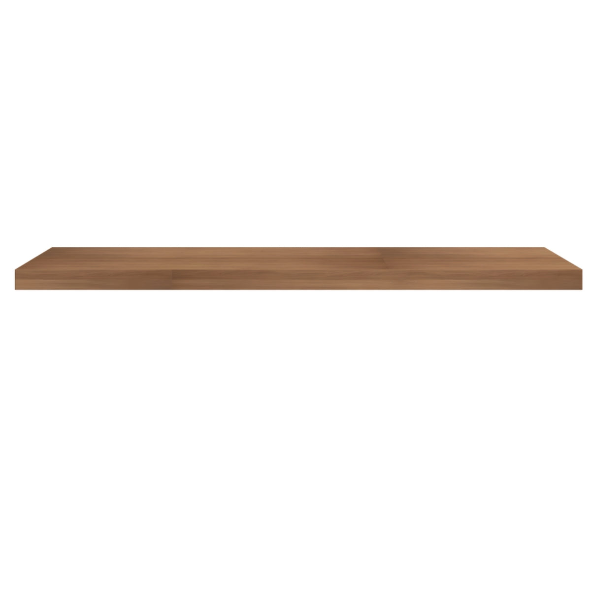 Timberline Splice Shelf 900mm in woodgrain finish, wall-mounted bathroom shelf with clean square corners on white background