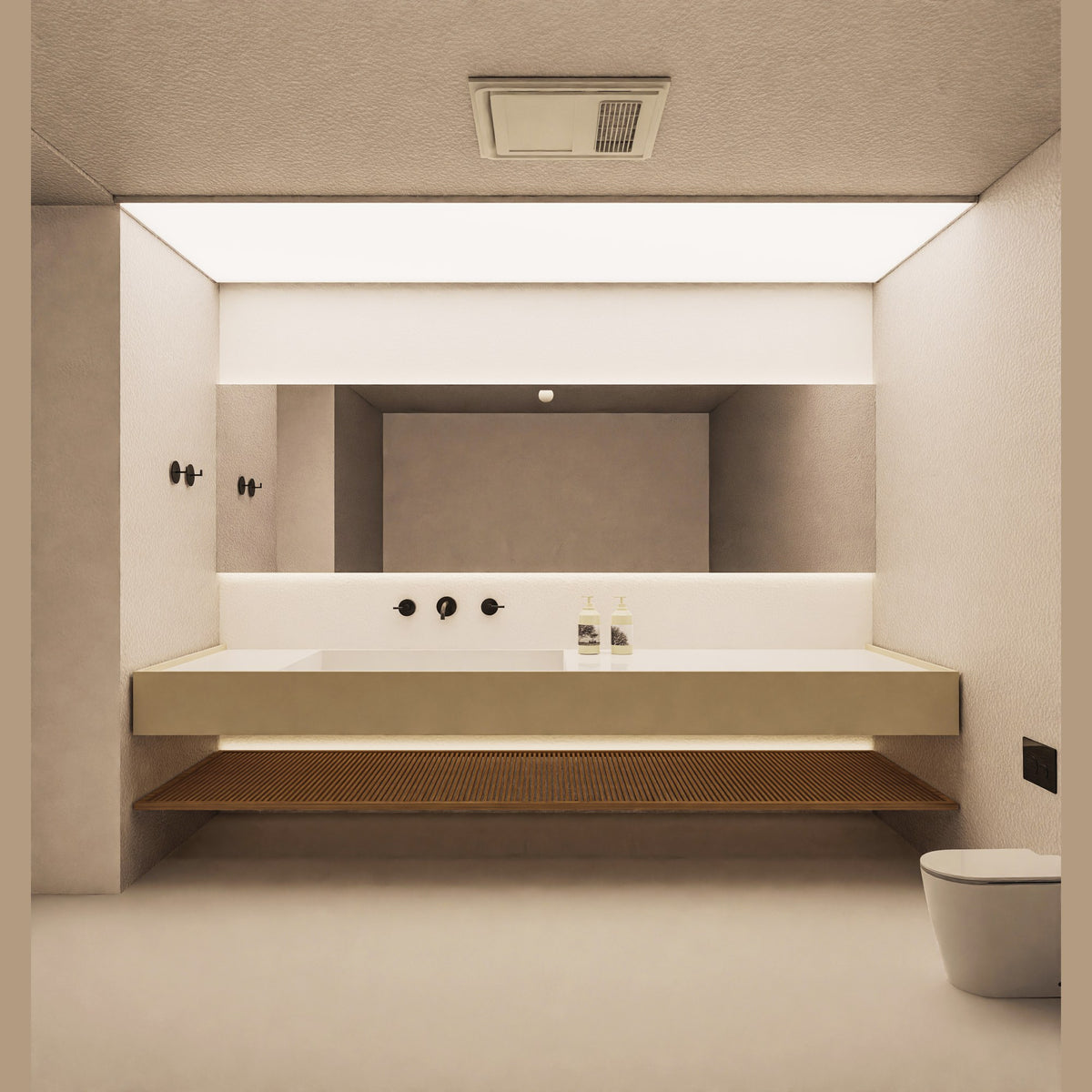 Zumi Remo Bathroom Ventilation Fan and Heater 300